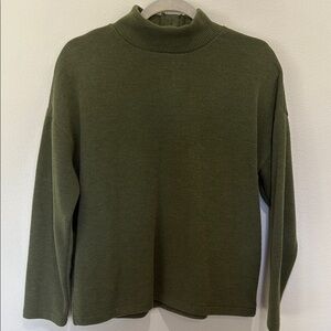 Olive Green Madewell Women's Sweater with pockets
